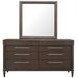Oakridge Medley Piano Brown 8 Drawer Dresser