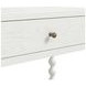 Haven Warm White 1 Drawer Open Nightstand
