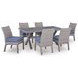 Dillon Beach Gray 71" Rectangular Outdoor Dining Room Set