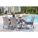Dillon Beach Gray 71" Rectangular Outdoor Dining Room Set