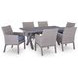 Dillon Beach Gray 71" Rectangular Outdoor Dining Room Set