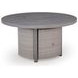 Dillon Beach Gray 48" Round Outdoor Fire Pit Dining Room Set