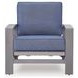 Dillon Beach Blue Performance Fabric Outdoor Living Room Set