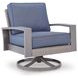 Dillon Beach Blue Performance Fabric Outdoor Living Room Set