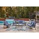 Dillon Beach Blue Performance Fabric Outdoor Living Room Set