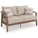 Francis Beach Gray Performance Fabric Outdoor Living Room Set