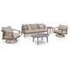 Francis Beach Gray Performance Fabric 89" Outdoor Sofa with Cushion