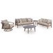 Francis Beach Gray Performance Fabric 89" Outdoor Sofa with Cushion
