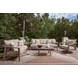 Francis Beach Gray Performance Fabric Outdoor Living Room Set