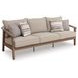 Francis Beach Gray Performance Fabric Outdoor Living Room Set