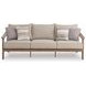 Francis Beach Gray Performance Fabric Outdoor Living Room Set