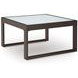 Beachloft Black and Gray Outdoor Square Cocktail Table