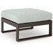 Beachloft Gray Performance Fabric 4 Piece Modular Outdoor Sectional with Pillows