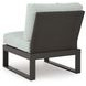Beachloft Gray Performance Fabric 7 Piece Modular Outdoor Sectional with Pillows