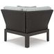Beachloft Gray Performance Fabric 7 Piece Modular Outdoor Sectional with Pillows