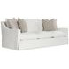 Grace White Performance Fabric 90" Sofa
