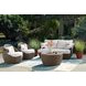 Cardiff Beach Beige Round Outdoor Coffee Table