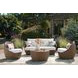 Cardiff Beach Beige Round Outdoor Coffee Table