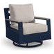 Mabry Shores Driftwood Performance Fabric Outdoor Swivel Glider Lounge Chair with Cushion