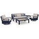 Mabry Shores Driftwood Performance Fabric 83" Outdoor Sofa with Cushion