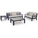 Mabry Shores Driftwood Performance Fabric 83" Outdoor Sofa with Cushion