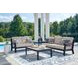 Mabry Shores Driftwood Performance Fabric Outdoor Living Room Set