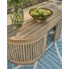 Moondance Beige Outdoor Rectangular Coffee Table
