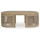 Moondance Beige Outdoor Rectangular Coffee Table