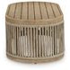 Moondance Beige Outdoor Rectangular Coffee Table