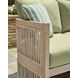 Moondance Beige and Green Performance Fabric Outdoor 76" Sofa