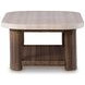 Angel Island Beige and Brown Rectangular Outdoor Occasional Table Set