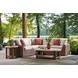 Angel Island Beige Performance Fabric Outdoor Modular Sectional