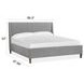 Fernholt Belgian Wheat and Gray Queen Upholstered Panel Bed