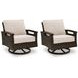 Drakes Beach Beige Performance Fabric Outdoor Living Room Set