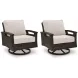 Drakes Beach Beige Performance Fabric Outdoor Living Room Set