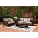 Drakes Beach Beige Performance Fabric Outdoor Living Room Set