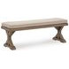 Carmel Bay Beige Bench with Cushion