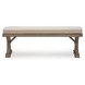 Revare Beach Beige 6-Piece Patio Dining Set with 4 Chairs and Bench
