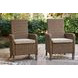 Carmel Bay Beige Arm Chair with Cushion Set of 2