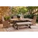 Carmel Bay Beige Outdoor Dining Table