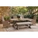 Revare Beach Beige 6-Piece Patio Dining Set with 4 Chairs and Bench