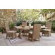 Revare Beach Beige 5-Piece Patio Dining Set with 4 Side Chairs