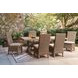 Revare Beach Beige 7-Piece Patio Dining Set with 6 Side Chairs