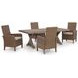 Carmel Bay Beige Arm Chair with Cushion Set of 2