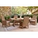 Carmel Bay Beige Outdoor Dining Table