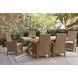 Revare Beach Beige 7-Piece Patio Dining Set with 6 Arm Chairs