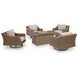 Carmel Bay Beige Outdoor Fire Pit Table