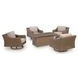 Revare Beach Beige 5-Piece Outdoor Fire Pit Set