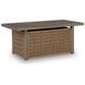 Carmel Bay Beige Outdoor Fire Pit Table