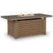 Carmel Bay Beige Outdoor Fire Pit Table